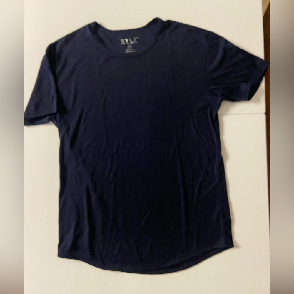 BYLT Basics Dark Blue Short Sleeve Tee